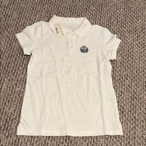 5 for $25 Aeropostale White Polo Shirt Classic Design